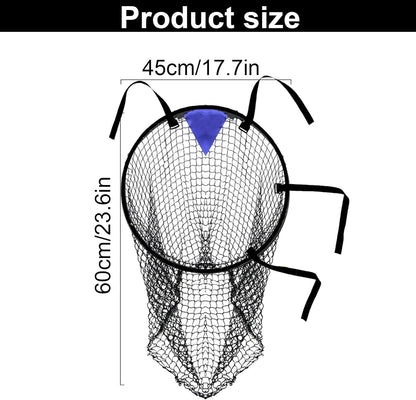 Top Bins Football Targets Goal Net Soccer Top Bins Target Net Football Target Net Football Goal Target Bag With Adjustable Straps, Foldable Football Goals Target Nets Black