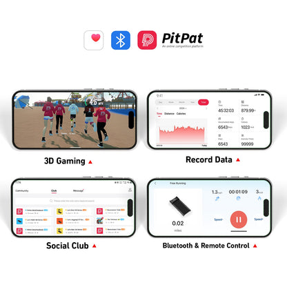 DeerRun Z20 Foldable Walking Pad Treadmill – Ultra Compact with LED Display