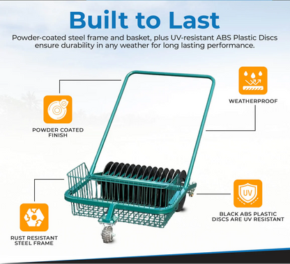 Golf Ball Collector Cart UV & Rust Resistance