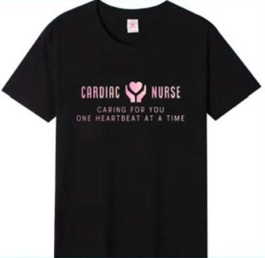 Cardiac Nurse Graphic T-shirt: Caring For You