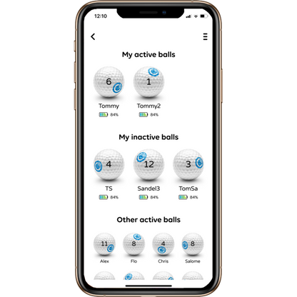 Chiping GPS Tracked Golf Balls - Expert Set - 12 Ball Set