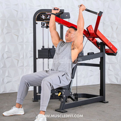 Classic V2 Selectorized Shoulder Press – Commercial Grade by Muscle D Fitness