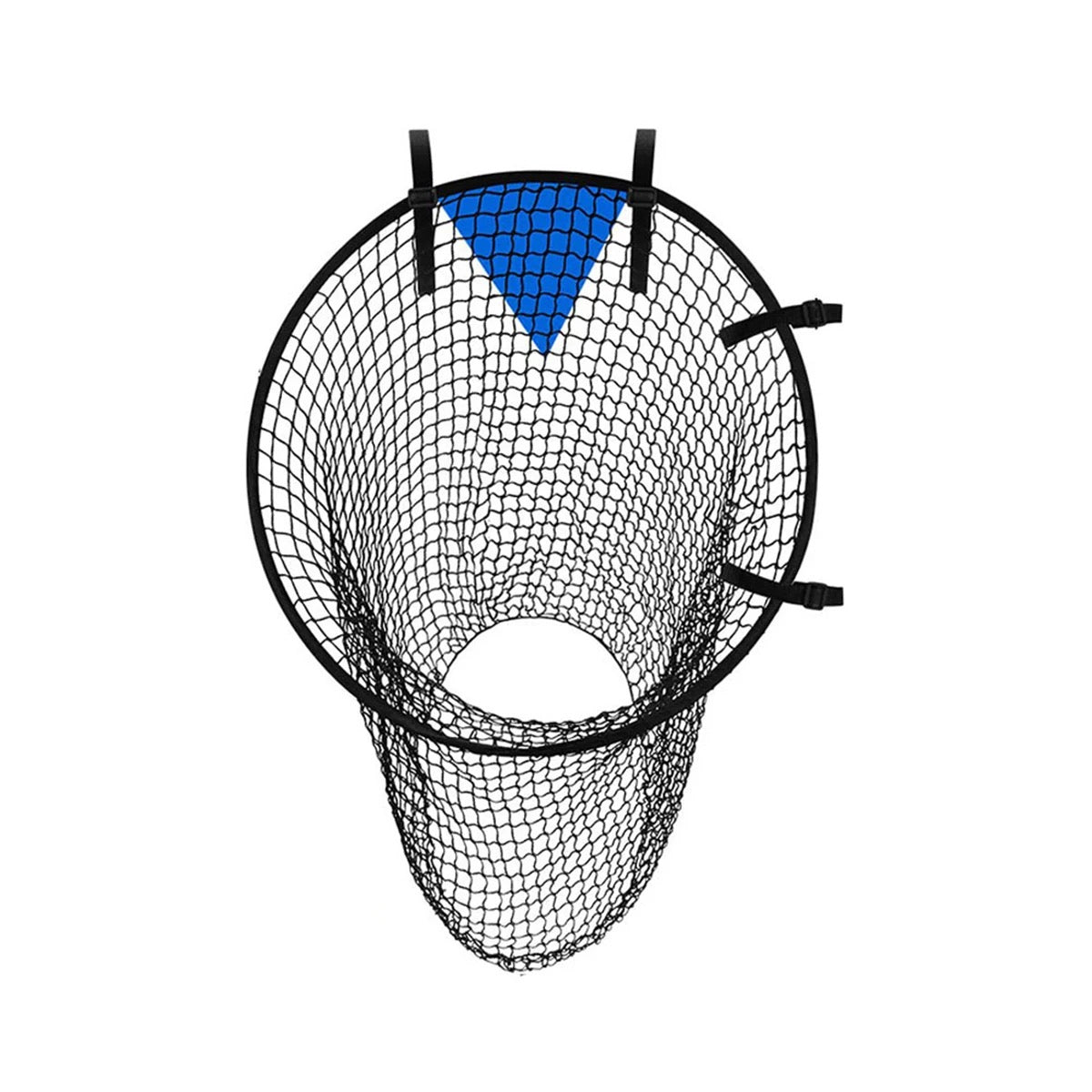 Top Bins Football Targets Goal Net Soccer Top Bins Target Net Football Target Net Football Goal Target Bag With Adjustable Straps, Foldable Football Goals Target Nets Black