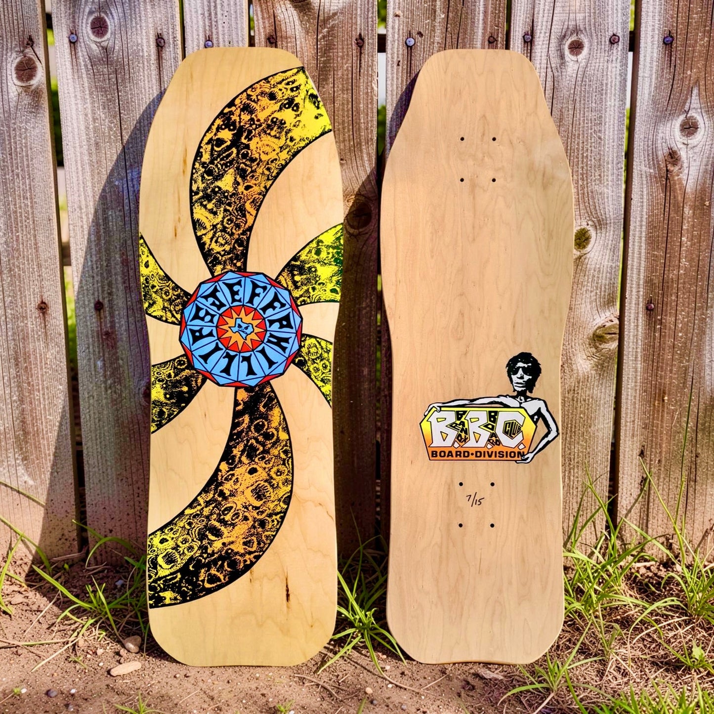 Jeff Phillips SPIRAL Limited Edition, HAND-PAINTED BBC Deck (1 of 15)