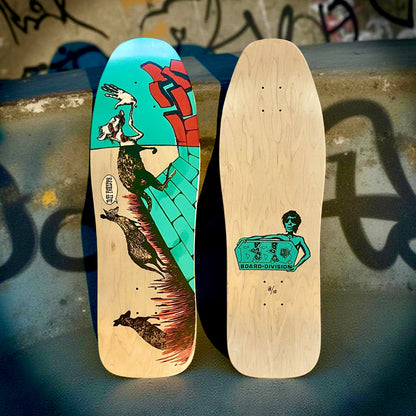 Jeff Phillips Kangaroo Limited Edition BBC Deck, HAND-PAINTED 10"x31" (1 of 10)