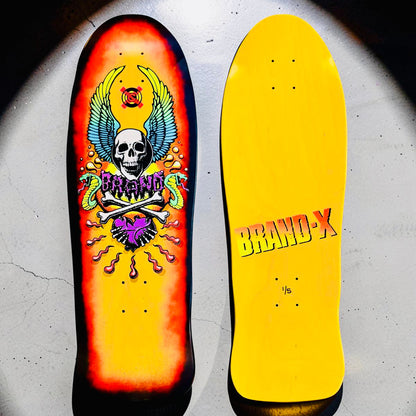 X-Con Limited Edition, HAND-PAINTED with Halos 10"x30" Deck (1 of 5)