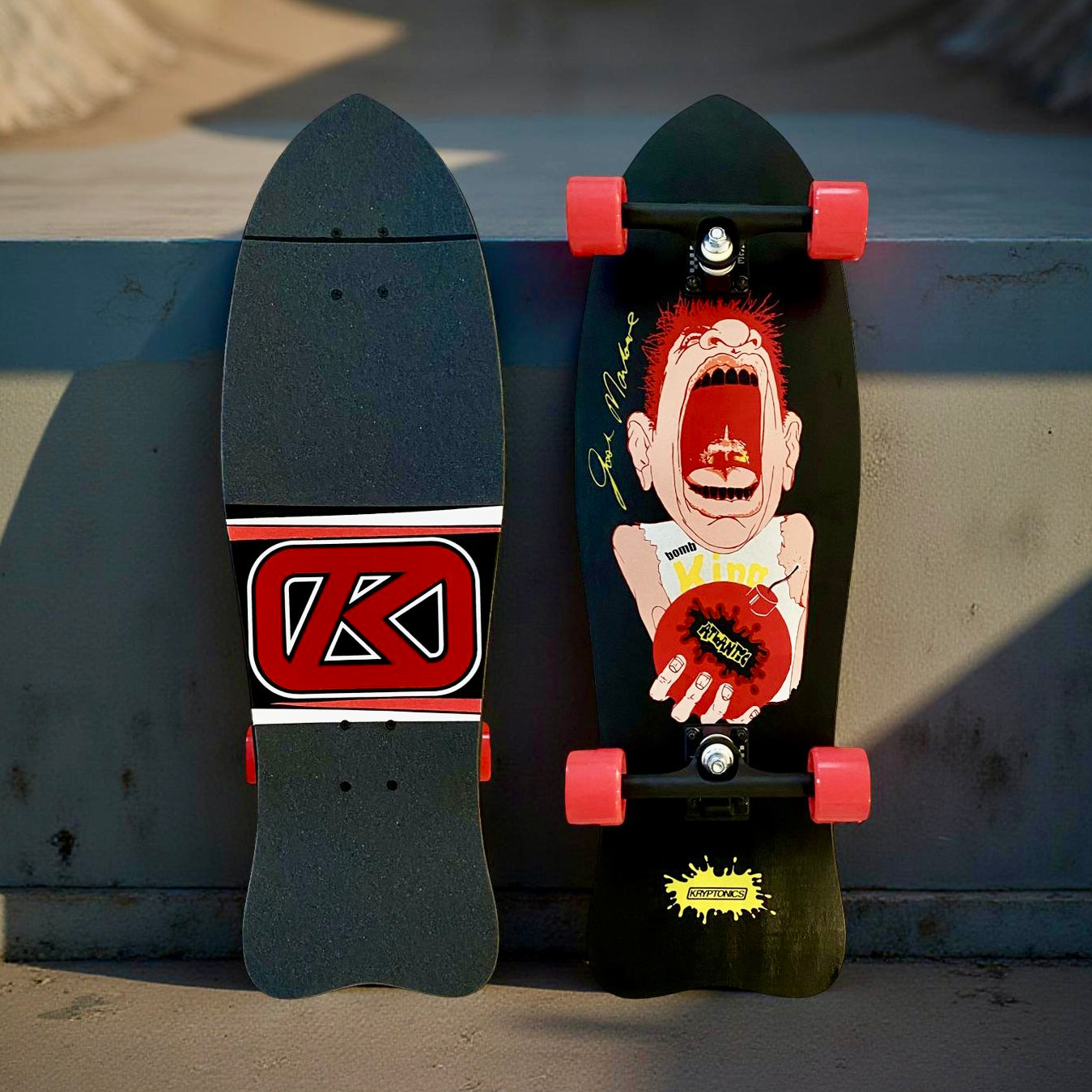 Josh Marlowe “Bomb King” Limited Edition Torpedo COMPLETE 10”x31” HAND-PAINTED (1 of 5)