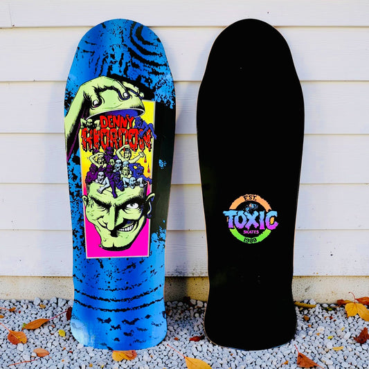 Denny Riordon Men-in-the-Head LIMITED-EDITION Toxic Deck 10.25”x31” HAND-PAINTED (1 of 10)