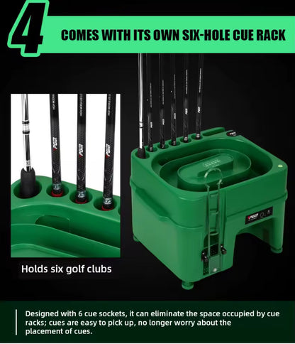 Automatic Golf Ball Dispenser Machine, 5000MAH 40 Golf Balls Driver with Height Adjustable, Golf Club Organizer, Dual-Mode, Golf Ball Tee Up Machine for Golf Driving Range
