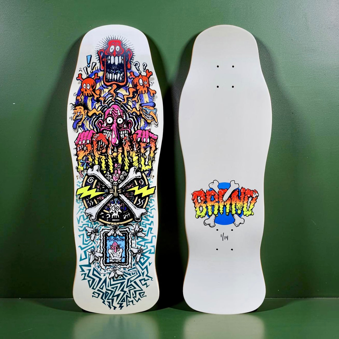 X-Dream HAND-PAINTED Limited Edition Deck 10"x30.25" (1 of 14)