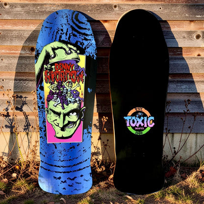 Denny Riordon Men-in-the-Head LIMITED-EDITION Toxic Deck 10.25”x31” HAND-PAINTED (1 of 10)