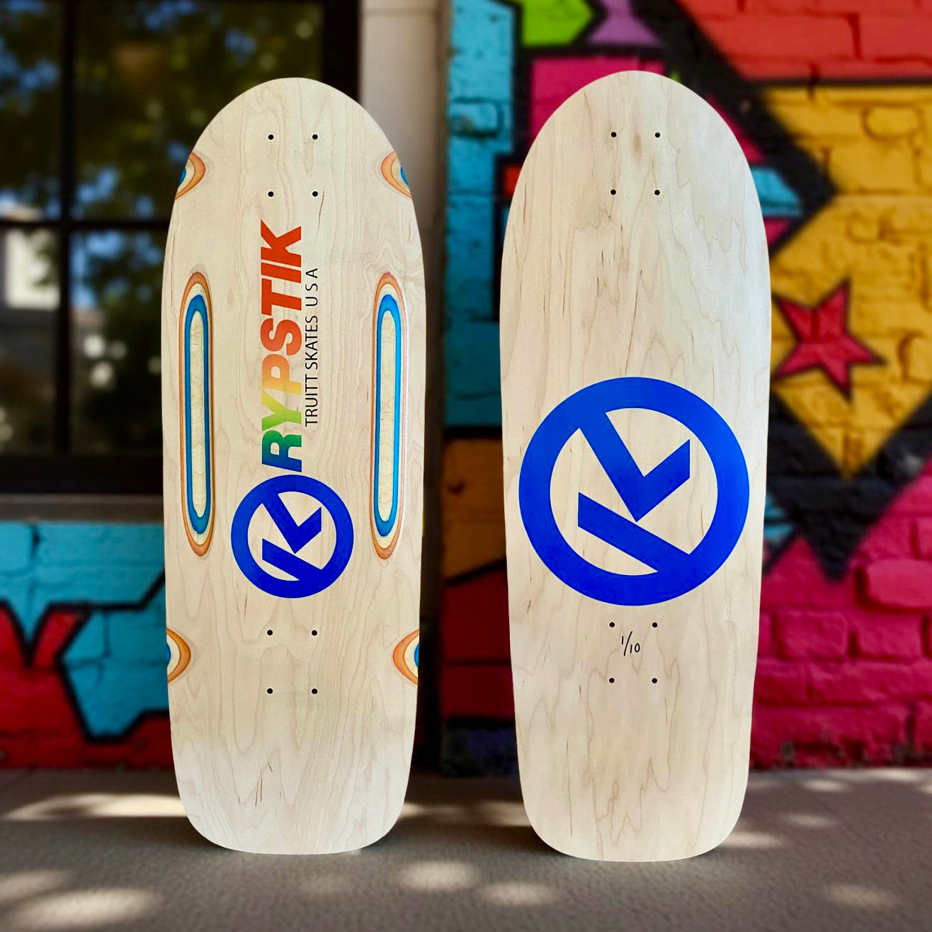 Krypstik Routed 10”x30” Limited Edition Deck HAND-PAINTED (1 of 10)