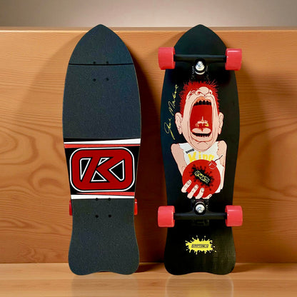 Josh Marlowe “Bomb King” Limited Edition Torpedo COMPLETE 10”x31” HAND-PAINTED (1 of 5)