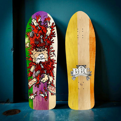 Monty Nolder BBC Exploded Bulldog (#3) Limited Edition Deck 10.2"x32" HAND-PAINTED (1 of 20)