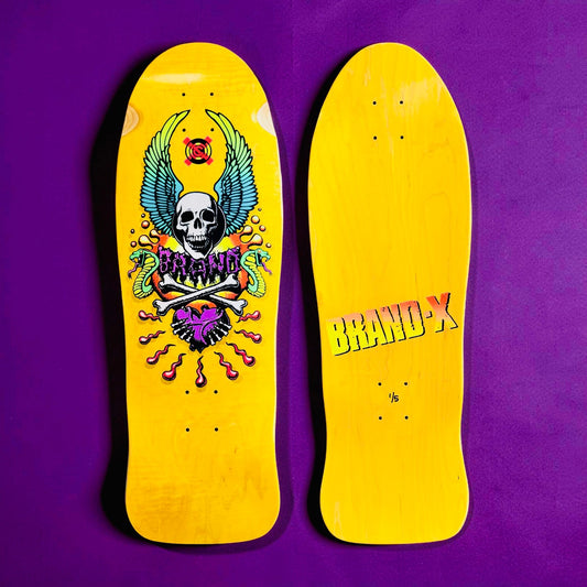 X-Con Limited Edition, HAND-PAINTED 10"x30" Deck (1 of 5)