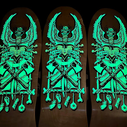 Eddy Gein, Limited Edition, Hand-Painted GLOW-IN-THE-DARK 10"x30” (PRE-ORDER, SEPTEMBER)