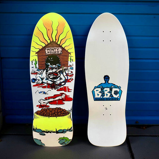 Monty Nolder Bulldog (#2) Limited Edition BBC Deck 10.25”x31” HAND-PAINTED (1 of 8)