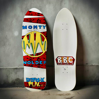 Monty Nolder BBC Limited Edition Deck 9.5"x32" HAND PAINTED (1 of 10) - AUTOGRAPHED