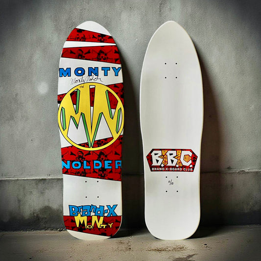 Monty Nolder BBC Limited Edition Deck 9.5"x32" HAND PAINTED (1 of 10) - AUTOGRAPHED