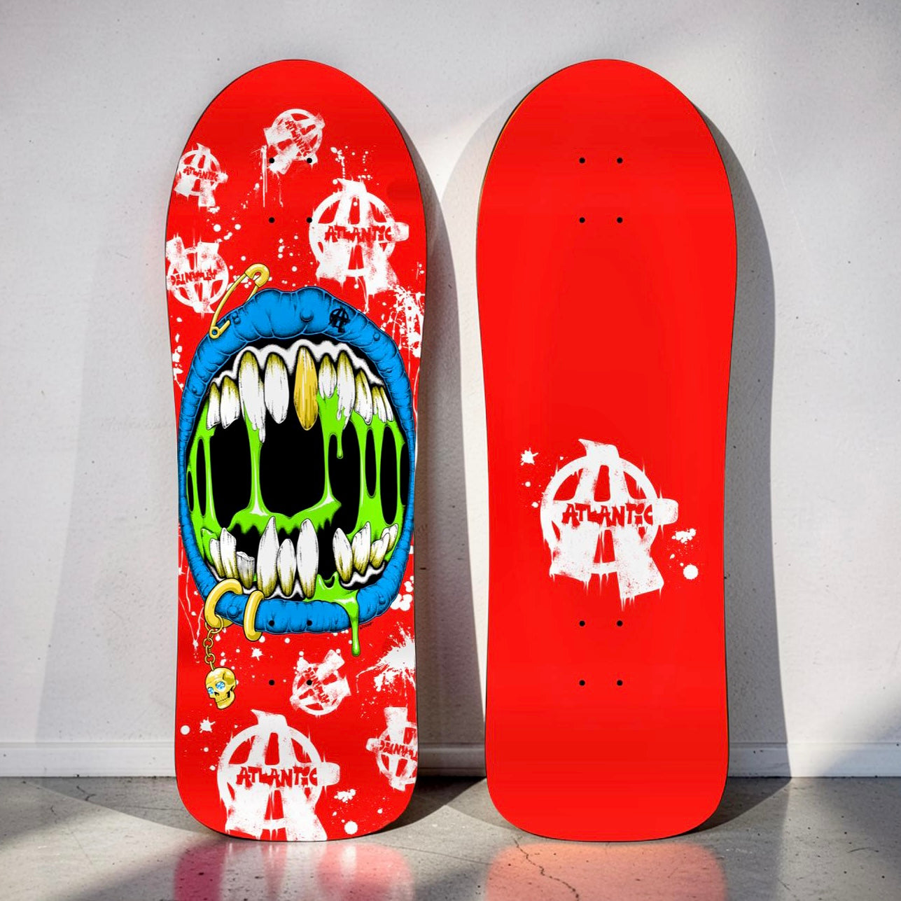 Slime Mouth PUNKED Limited Edition, HAND-PAINTED Deck (PRE-ORDER, JANUARY 2027)