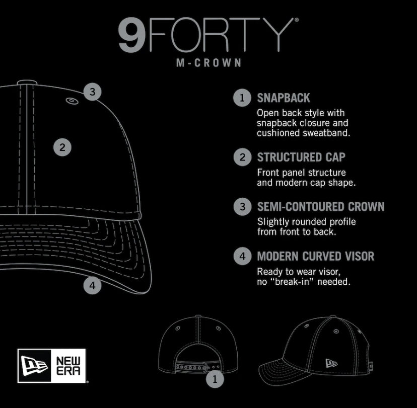 Cleveland Guardians New Era Royal Player Replica 9FORTY Adjustable Hats