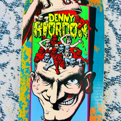Denny Riordon Men-in-the-Head LIMITED-EDITION Toxic Deck 10.25”x31” HAND-PAINTED (1 of 10)