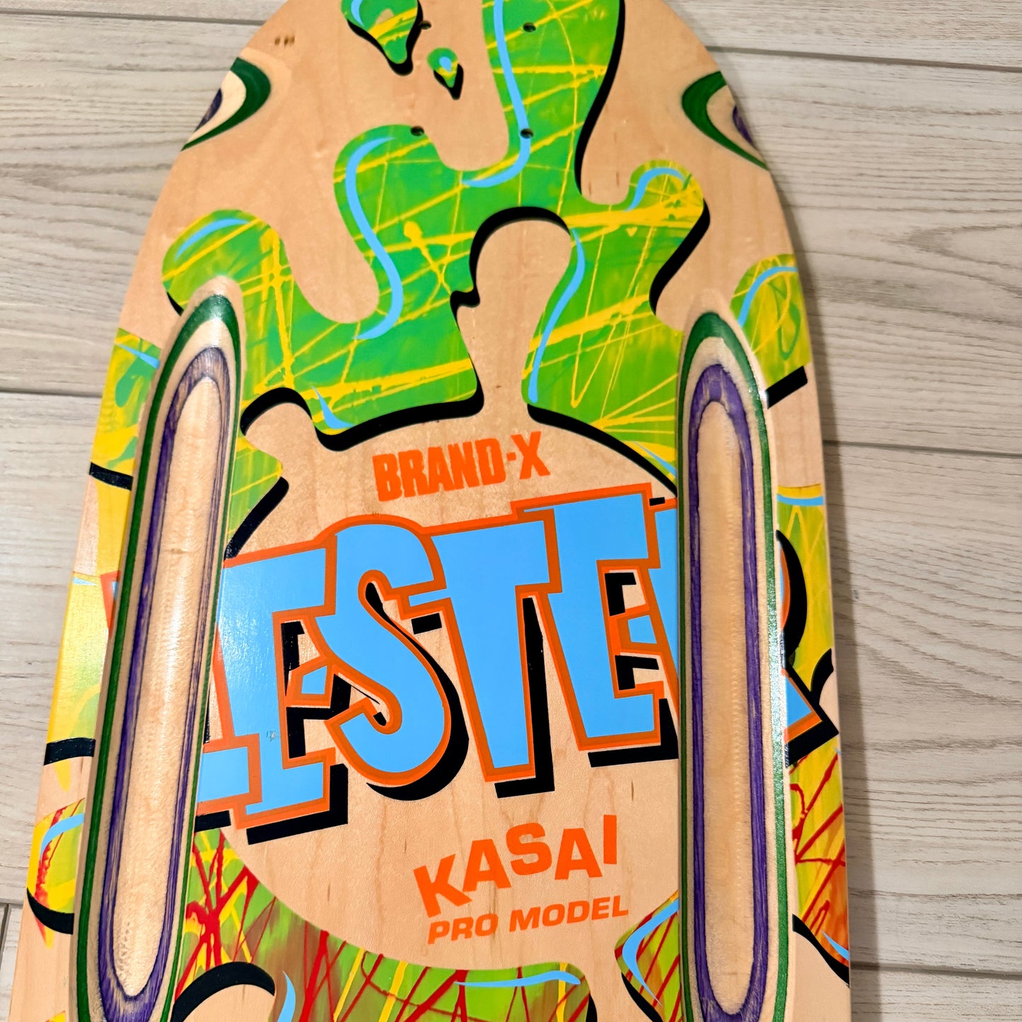 Lester Kasai 10”x30” HAND-PAINTED, Routed ONE OF A KIND Deck (1 of 1)