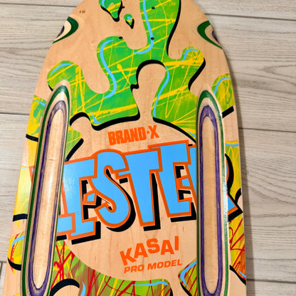 Lester Kasai 10”x30” HAND-PAINTED, Routed ONE OF A KIND Deck (1 of 1)