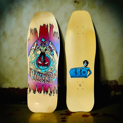 Jeff Phillips DevilMan METALLIC GOLD Limited Edition, BBC Deck HAND-PAINTED (1 of 5)