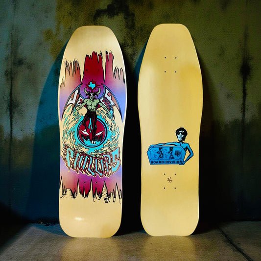 Jeff Phillips DevilMan METALLIC GOLD Limited Edition, BBC Deck HAND-PAINTED (1 of 5)