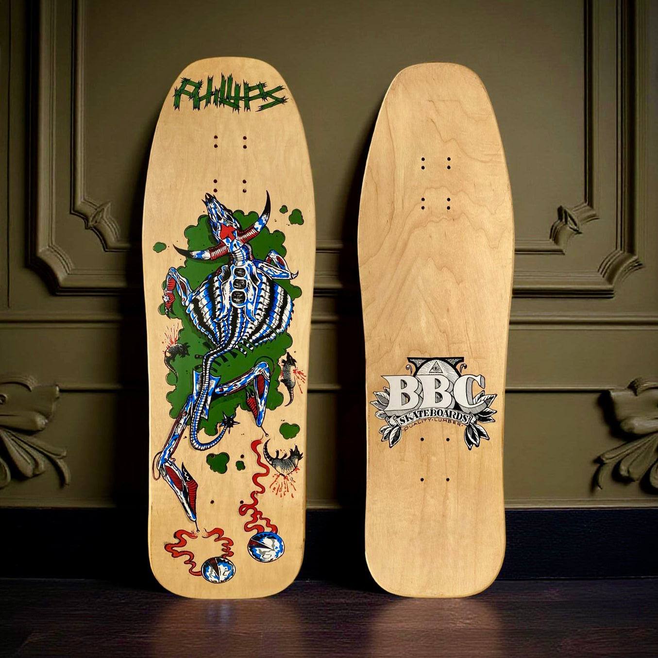 Jeff Phillips MUTILATED STEER Limited Edition, BBC Deck HAND-PAINTED (1 of 50) (PRE-ORDER, DECEMBER)