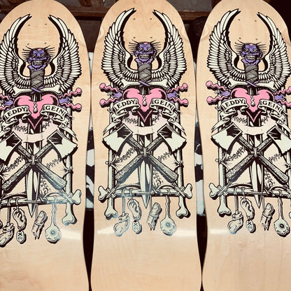 Eddy Gein, Limited Edition, Hand-Painted GLOW-IN-THE-DARK 10"x30” (PRE-ORDER, SEPTEMBER)
