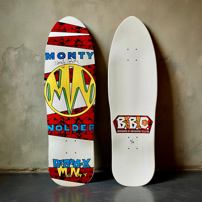 Monty Nolder BBC Limited Edition Deck 9.5"x32" HAND PAINTED (1 of 10) - AUTOGRAPHED