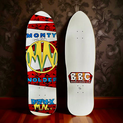 Monty Nolder BBC Limited Edition Deck 9.5"x32" HAND PAINTED (1 of 10) - AUTOGRAPHED
