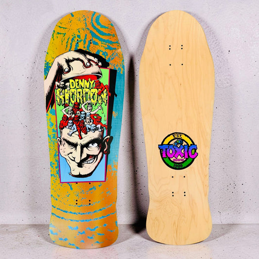 Denny Riordon Men-in-the-Head LIMITED-EDITION Toxic Deck 10.25”x31” HAND-PAINTED (1 of 10)