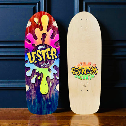 Lester Kasai 10”x30” Limited Edition, DOUBLE FADE Deck HAND-PAINTED (1 of 10)