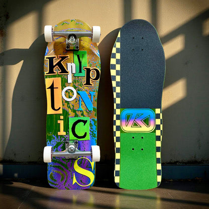 Kryptonics Ransom LIMITED EDITION 10.1"x30" HAND PAINTED Complete (1 of 3)