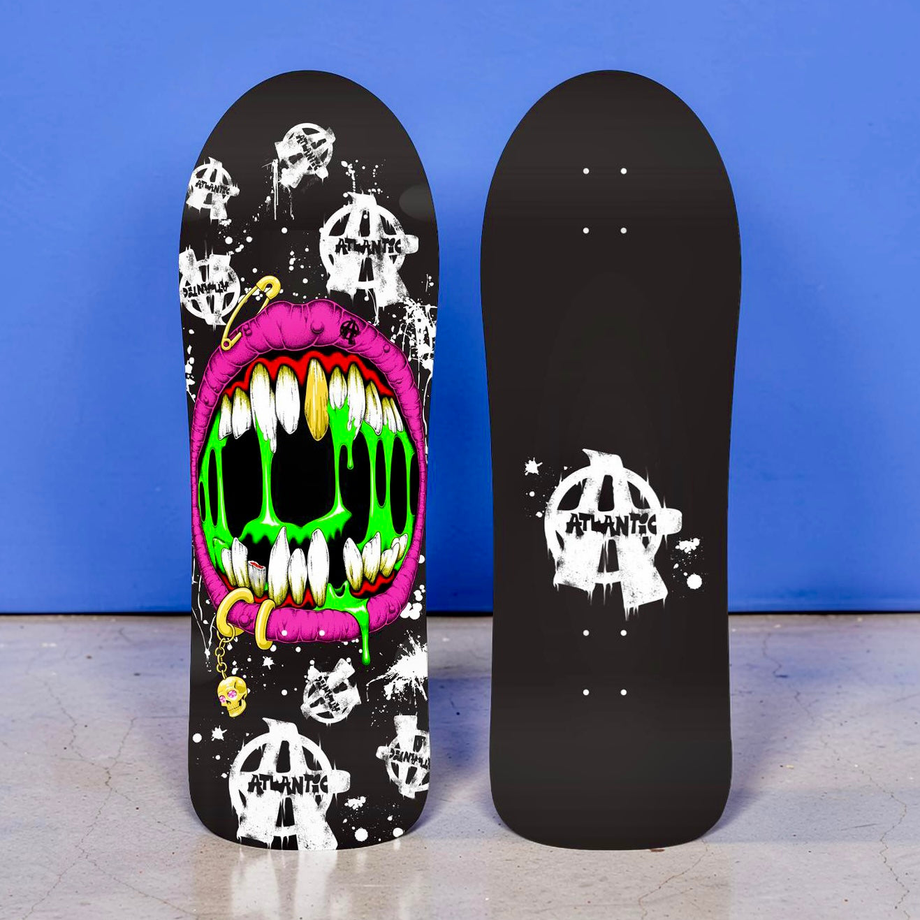 Slime Mouth PUNKED Limited Edition, HAND-PAINTED Deck (PRE-ORDER, JANUARY 2027)