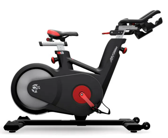 Life Fitness IC5 Indoor Cycle - Adjustable Handle Bars and Seat - Digital Display - Drink Bottle Holders