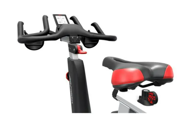 Life Fitness IC5 Indoor Cycle - Adjustable Handle Bars and Seat - Digital Display - Drink Bottle Holders