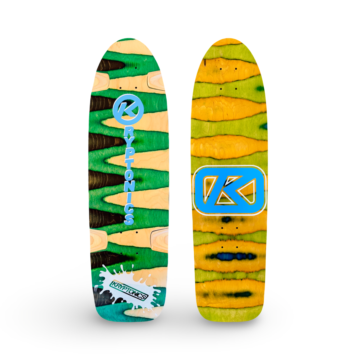 Kryptonics/Sims ONE-OF-A-KIND & HAND-PAINTED CRUISER Deck or Complete 8.5”x31” (1 of 1)