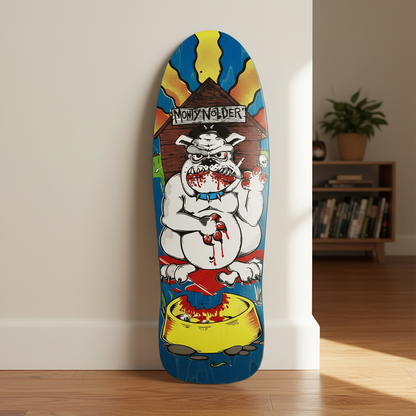 Monty Nolder BBC Bulldog (#1) HAND-PAINTED LIMITED EDITION 10.25"x31" (1 of 11)