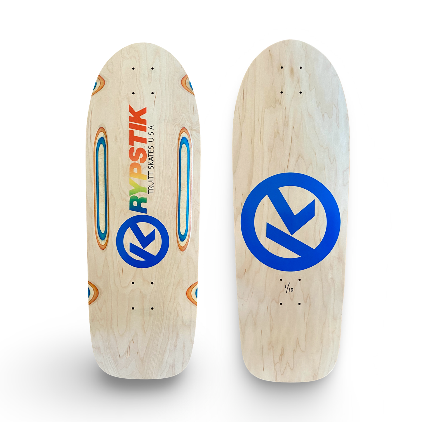 Krypstik Routed 10”x30” Limited Edition Deck HAND-PAINTED (1 of 10)