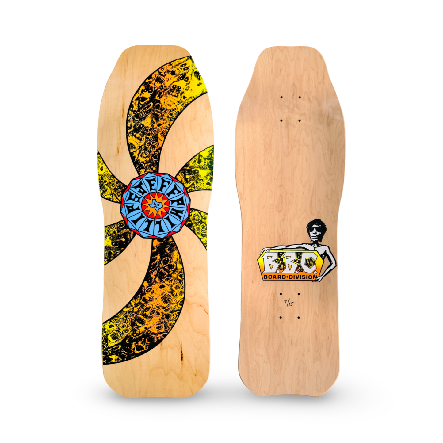 Jeff Phillips SPIRAL Limited Edition, HAND-PAINTED BBC Deck (1 of 15)