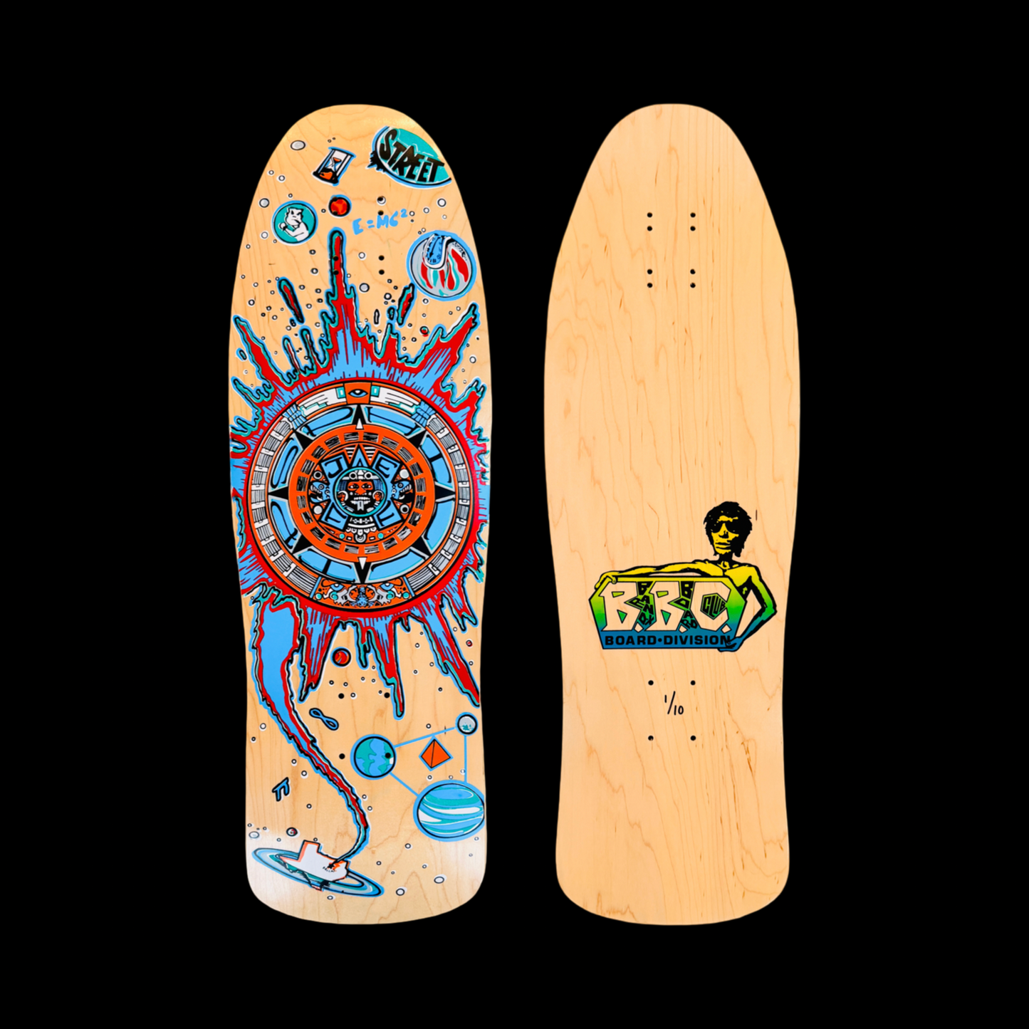 Jeff Phillips AZTEC Limited Edition, HAND PAINTED BBC Deck (1 of 10)