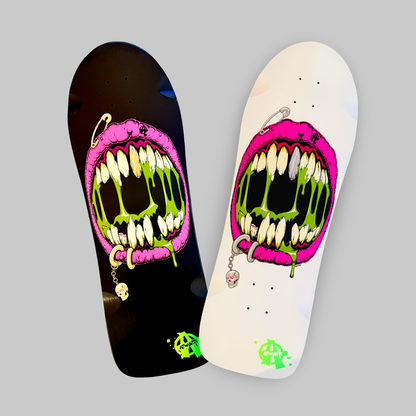 Slime Mouth Limited Edition, HAND-PAINTED Deck (1 of 10)