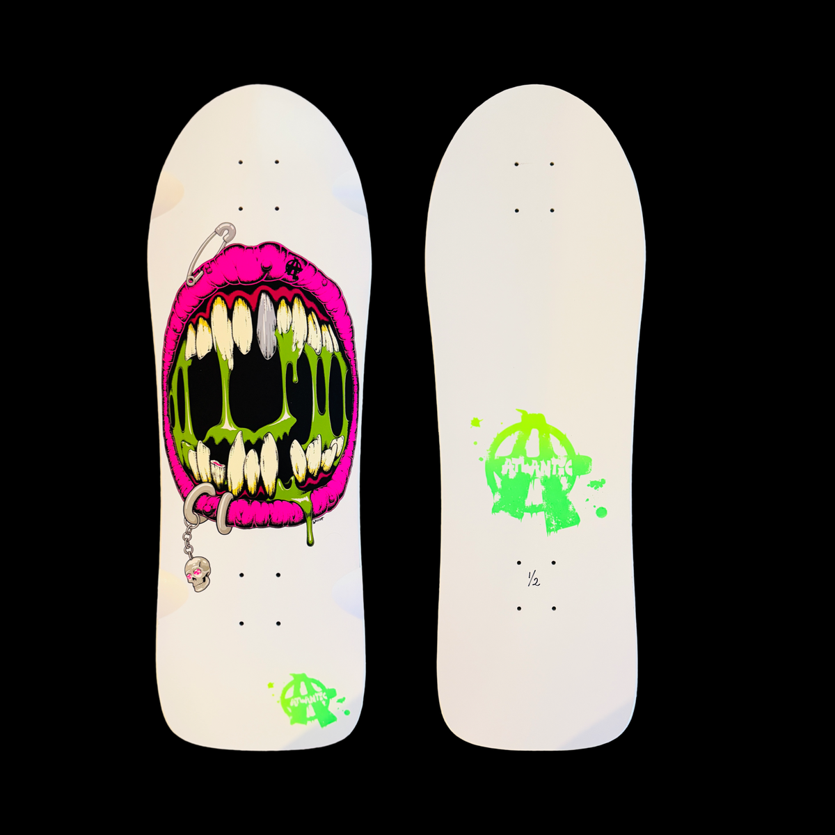 Slime Mouth Limited Edition, HAND-PAINTED Deck (1 of 10)
