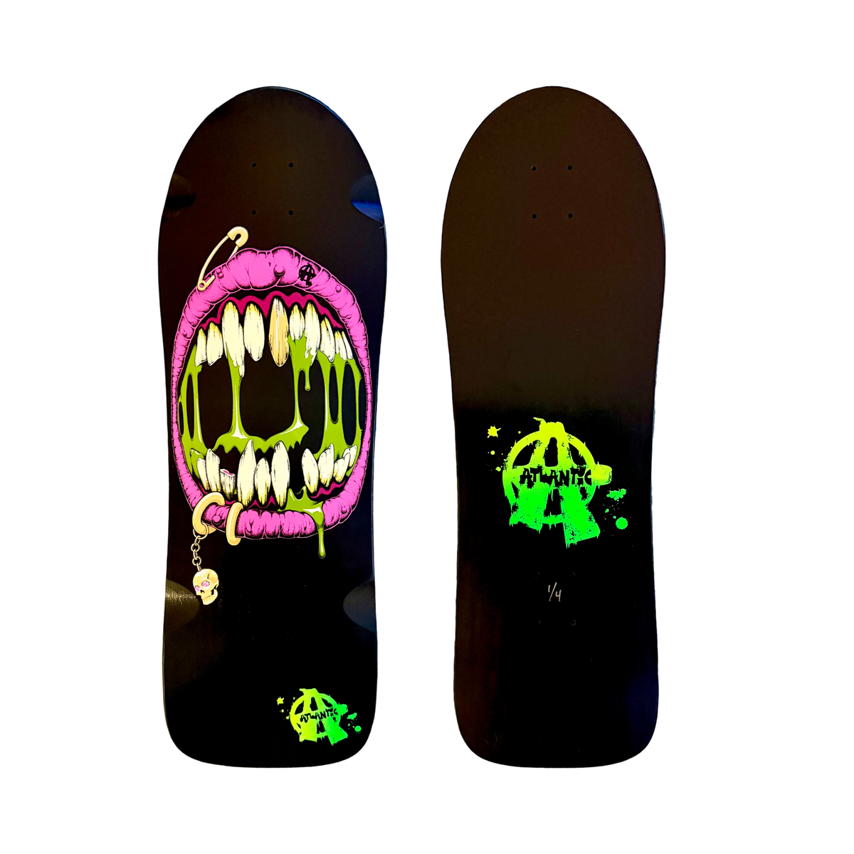 Slime Mouth Limited Edition, HAND-PAINTED Deck (1 of 10)