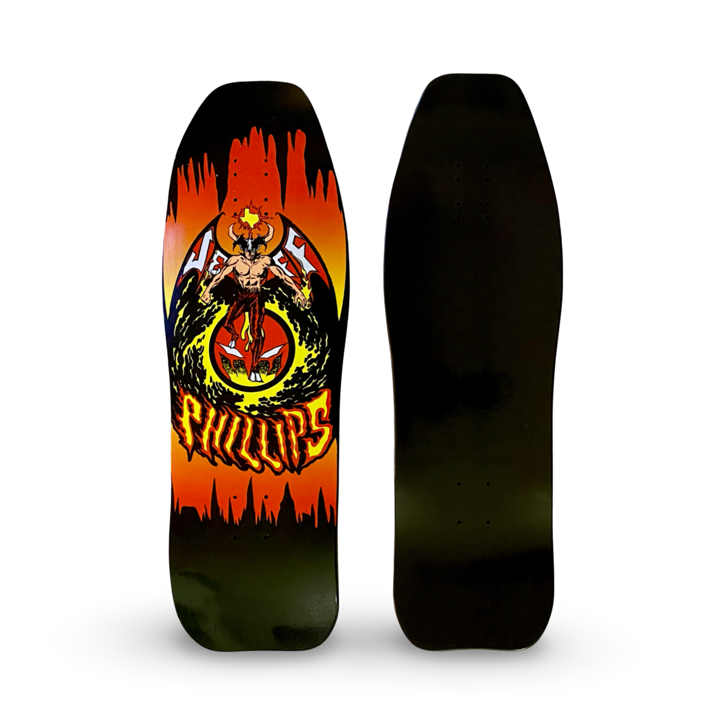 Jeff Phillips DevilMan BBC Original Shape "Rider" Deck 10”x31” (PRE-ORDER, NOVEMBEr)