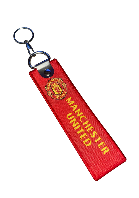 Manchester United fabric keychain